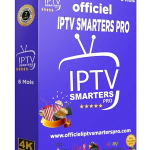 IPTV SMARTERS PRO 6 mois